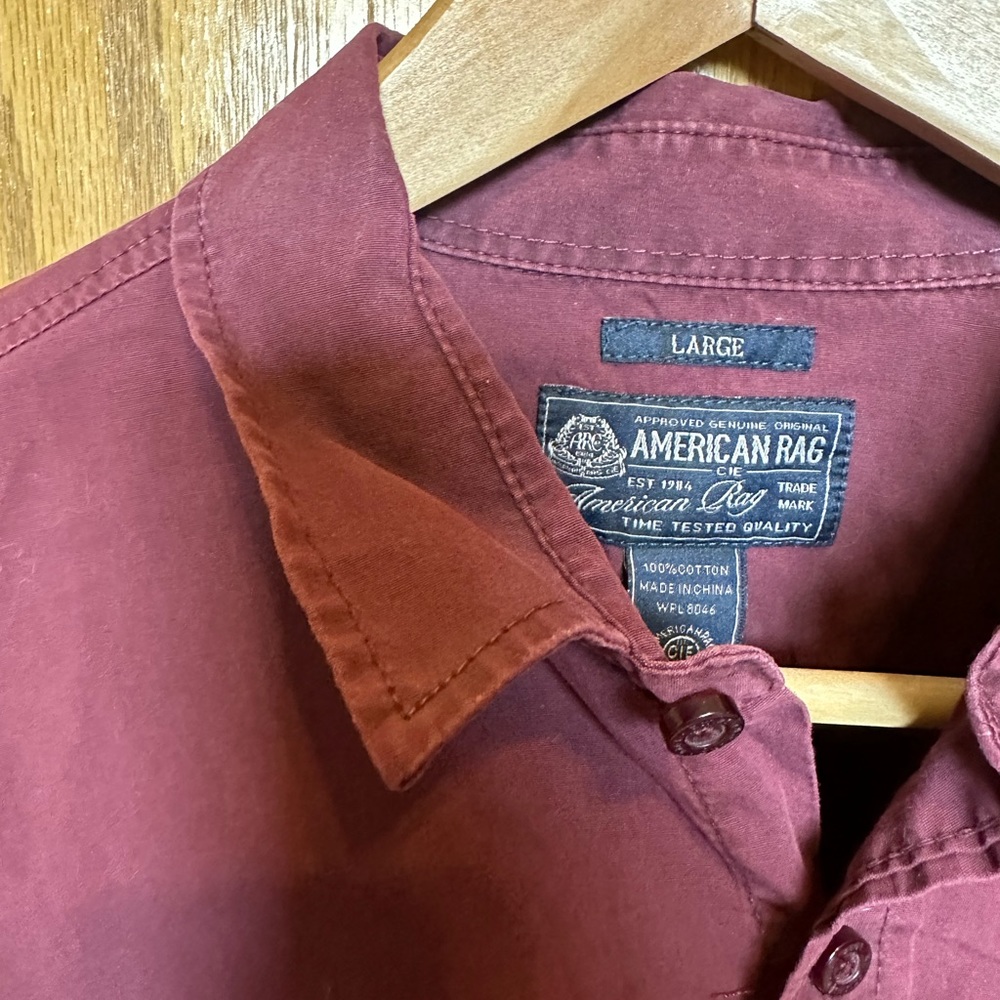 American Rag - Maroon Polo - Picture 2 of 2